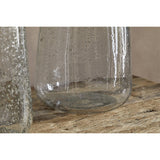 Nyuki Small Recycled Glass Vase - Clear Antique
