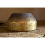 Singal Recycled Glass Tealight Holder - Green Smoke