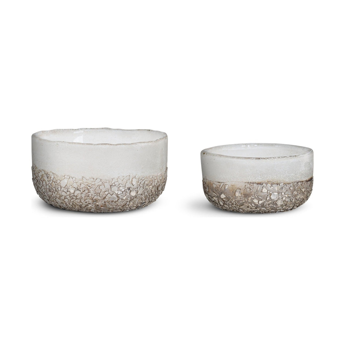 Riyara Christmas Candle Holder - Silver Sparkle