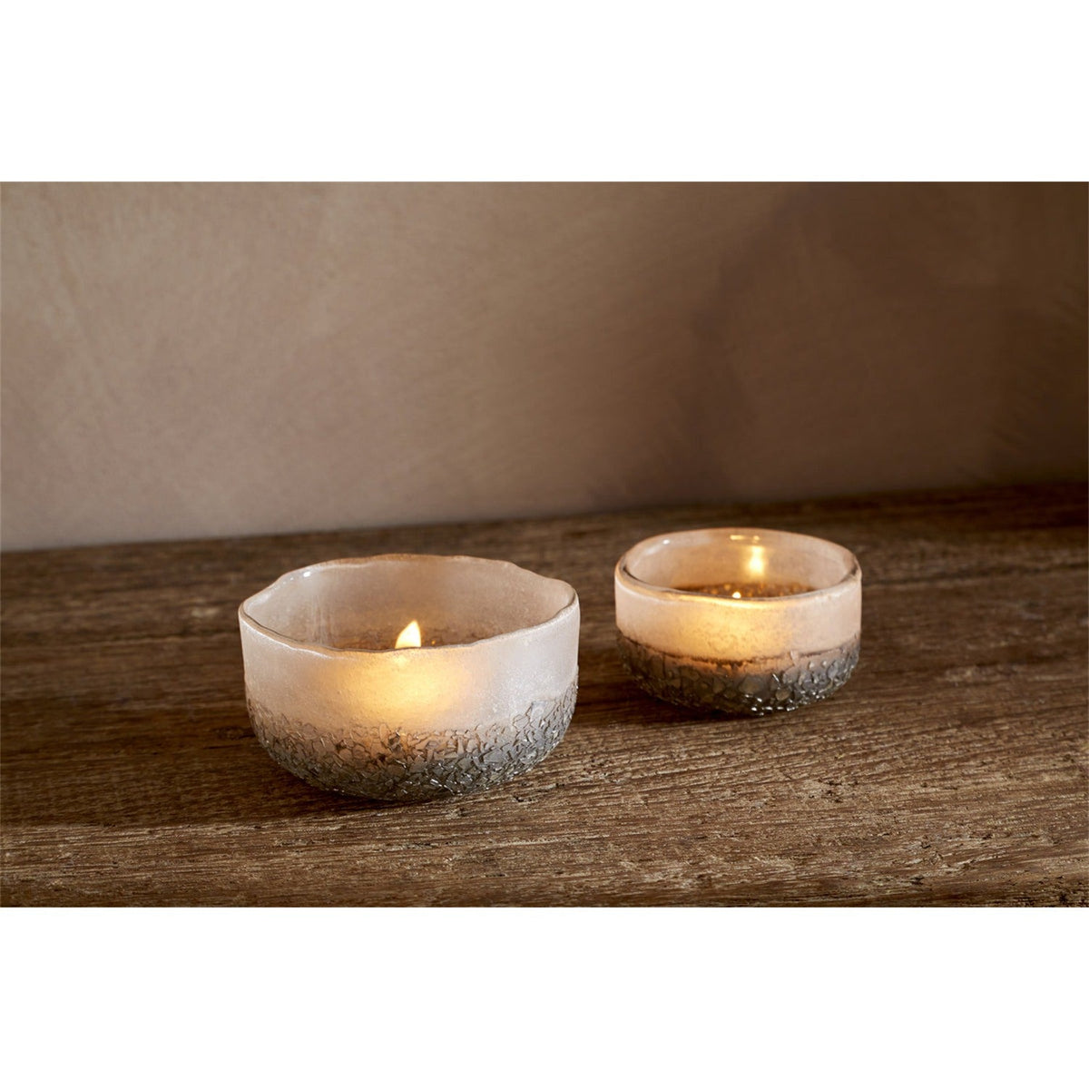 Riyara Christmas Candle Holder - Silver Sparkle