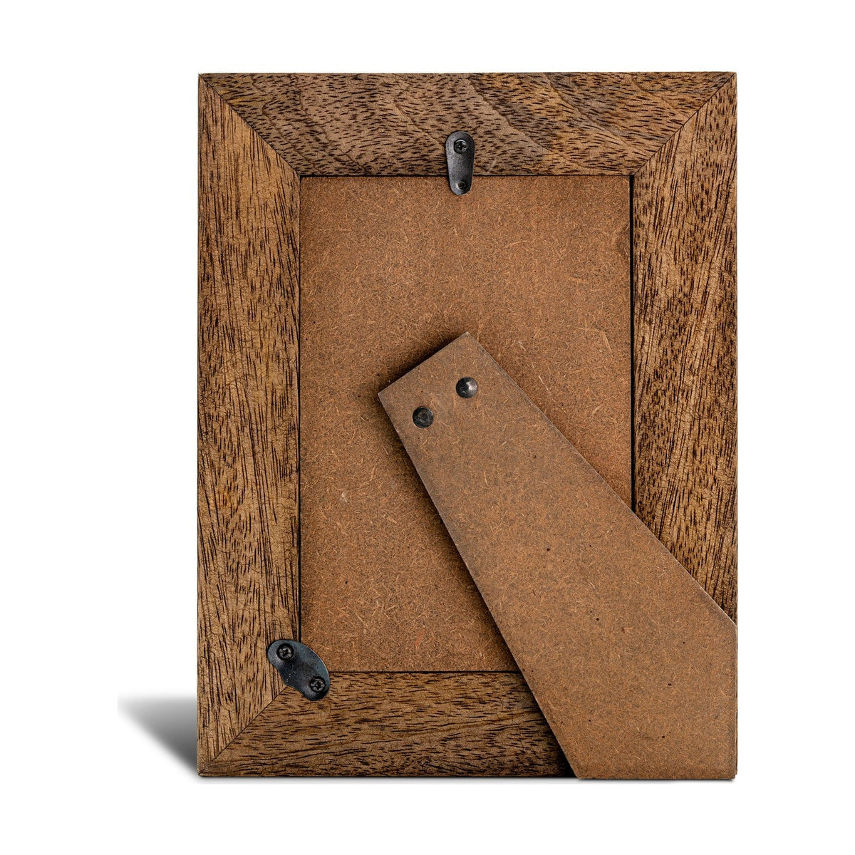 Janoni 4 x 6 Carved Mango Wood Photo Frame - Natural