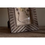 Janoni 4 x 6 Carved Mango Wood Photo Frame - Natural