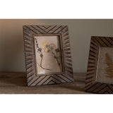 Janoni 5 x 7 Carved Mango Wood Photo Frame - Natural