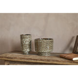 Uzuri Tall Stoneware Vase - Brown