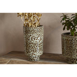 Uzuri Reactive Glaze Stoneware Planter - Brown