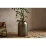 Roja Iron Planter - Oxidised Metal