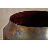 Roja Iron Planter - Oxidised Metal
