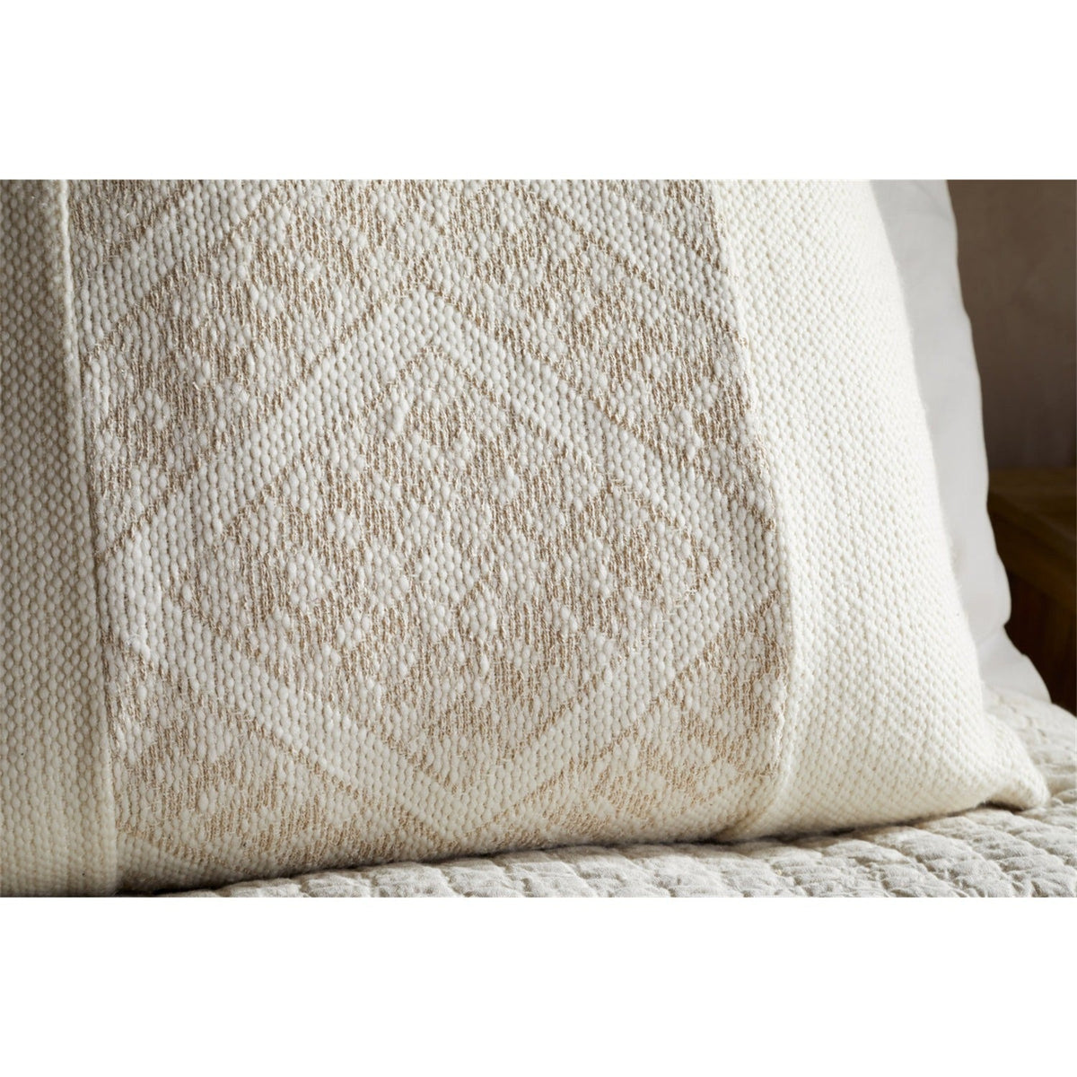 Girja 65 x 65cm Merino Cushion Cover - Cream