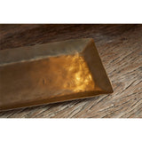 Neram Hammered Iron Tray - Antique Brass