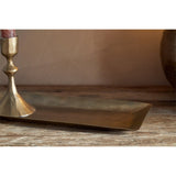 Neram Hammered Iron Tray - Antique Brass