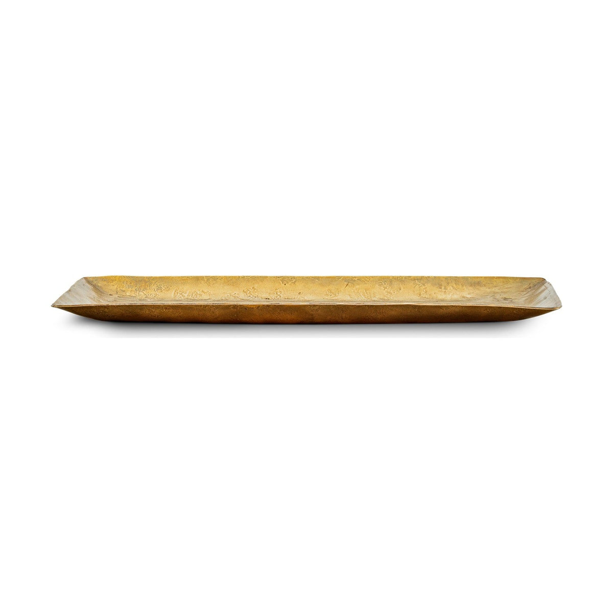 Neram Hammered Iron Tray - Antique Brass
