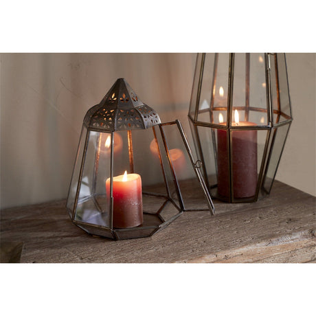Nyiruan Small Lantern - Brass & Clear