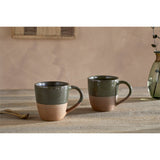 Mali Large Mug - Forest Green - Set of 2
