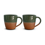 Mali Large Mug - Forest Green - Set of 2