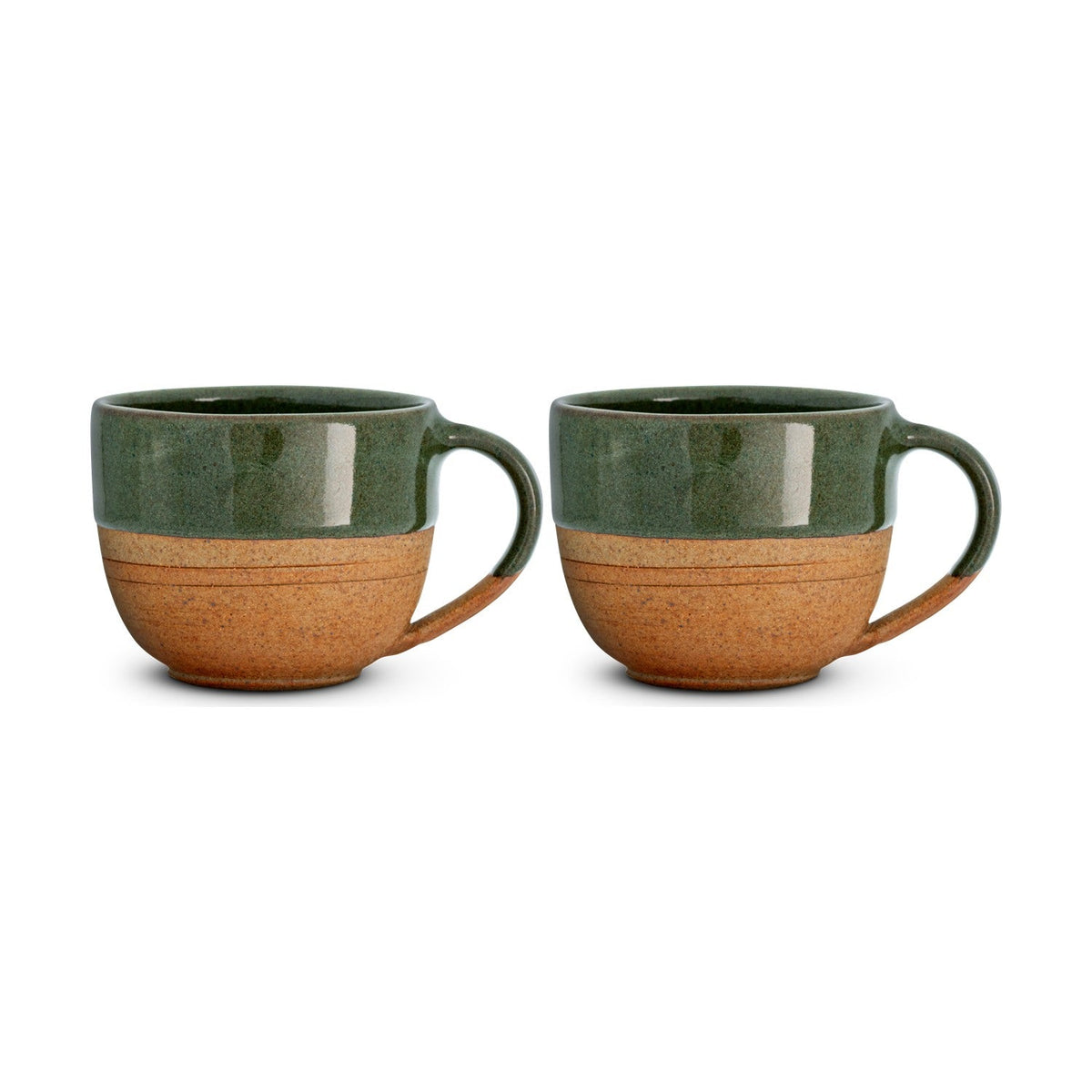 Mali Coffee Mug - Forest Green - Set of 2