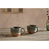 Mali Coffee Mug - Forest Green - Set of 2
