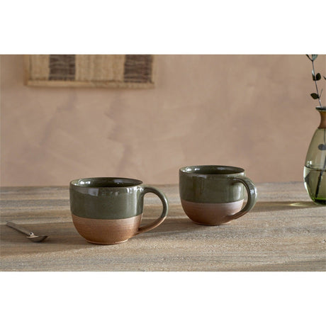 Mali Coffee Mug - Forest Green - Set of 2