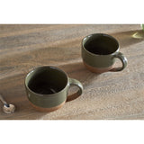 Mali Coffee Mug - Forest Green - Set of 2