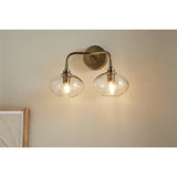 Otoro 2 Light Wall Light - Clear