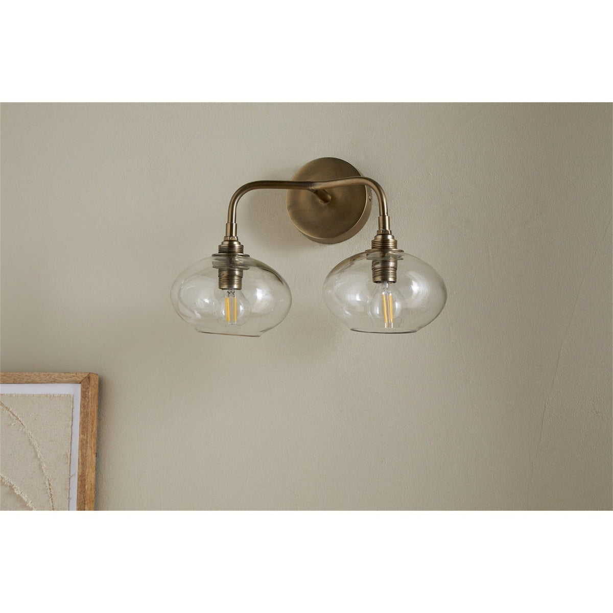 Otoro 2 Light Wall Light - Clear