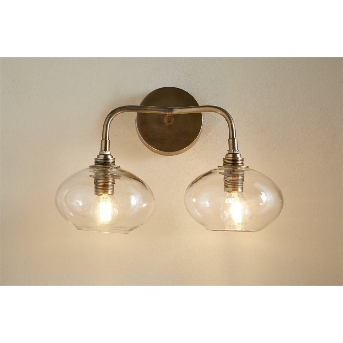 Otoro 2 Light Wall Light - Clear