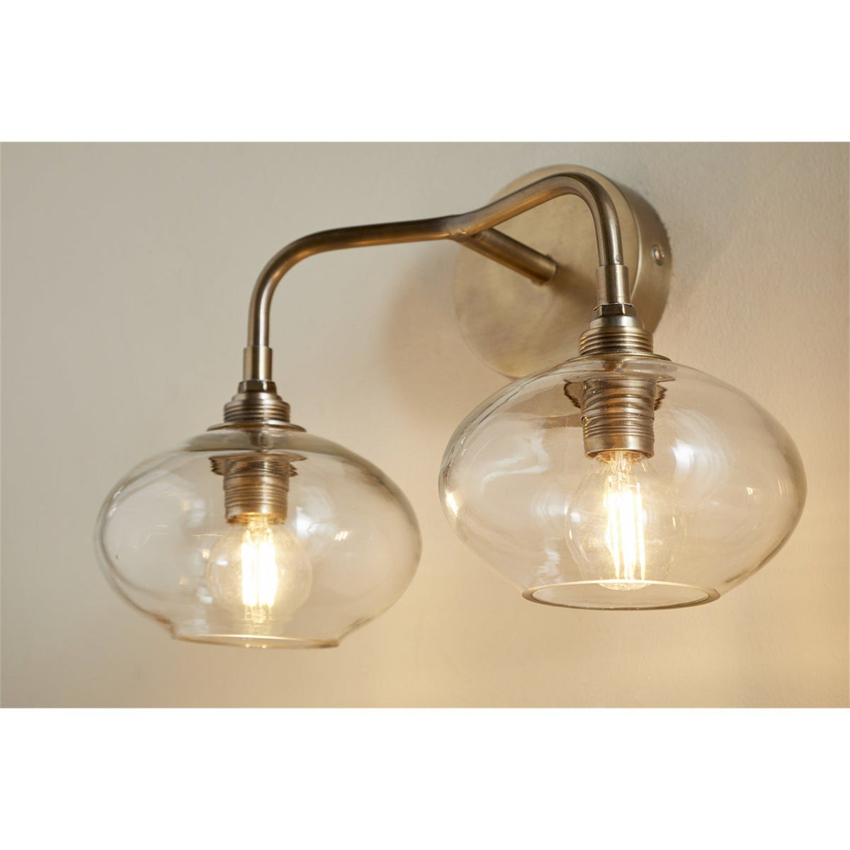 Otoro 2 Light Wall Light - Clear