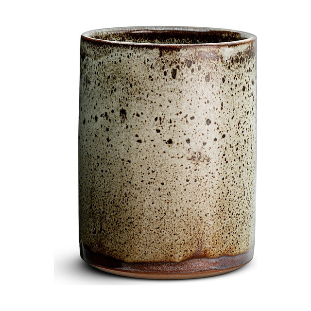 Cam Reactive Glaze Utensil Holder - Mocha