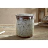 Cam Lidded Storage Jar - Mocha