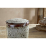 Cam Lidded Storage Jar - Mocha