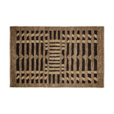 Nadiki 150 x 240cm Recycled Leather Rug - Black & Natural