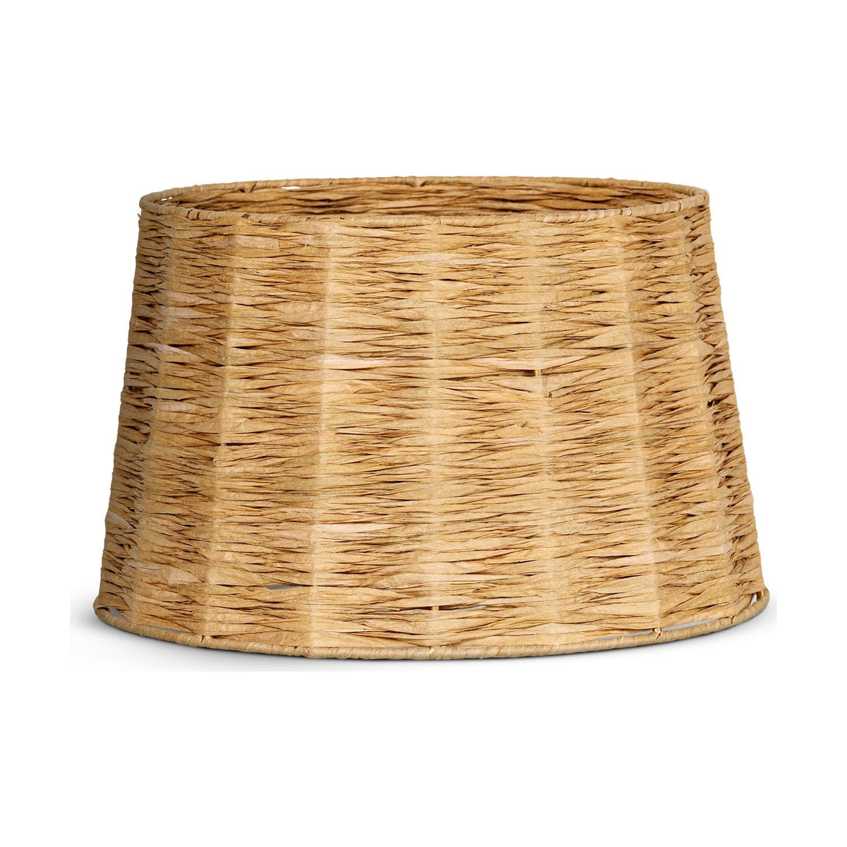 Jiji Medium Woven Raffia Lampshade - Natural