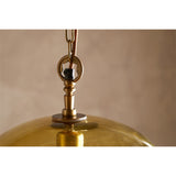 Otoro Small Round Recycled Glass Pendant Light - Honey