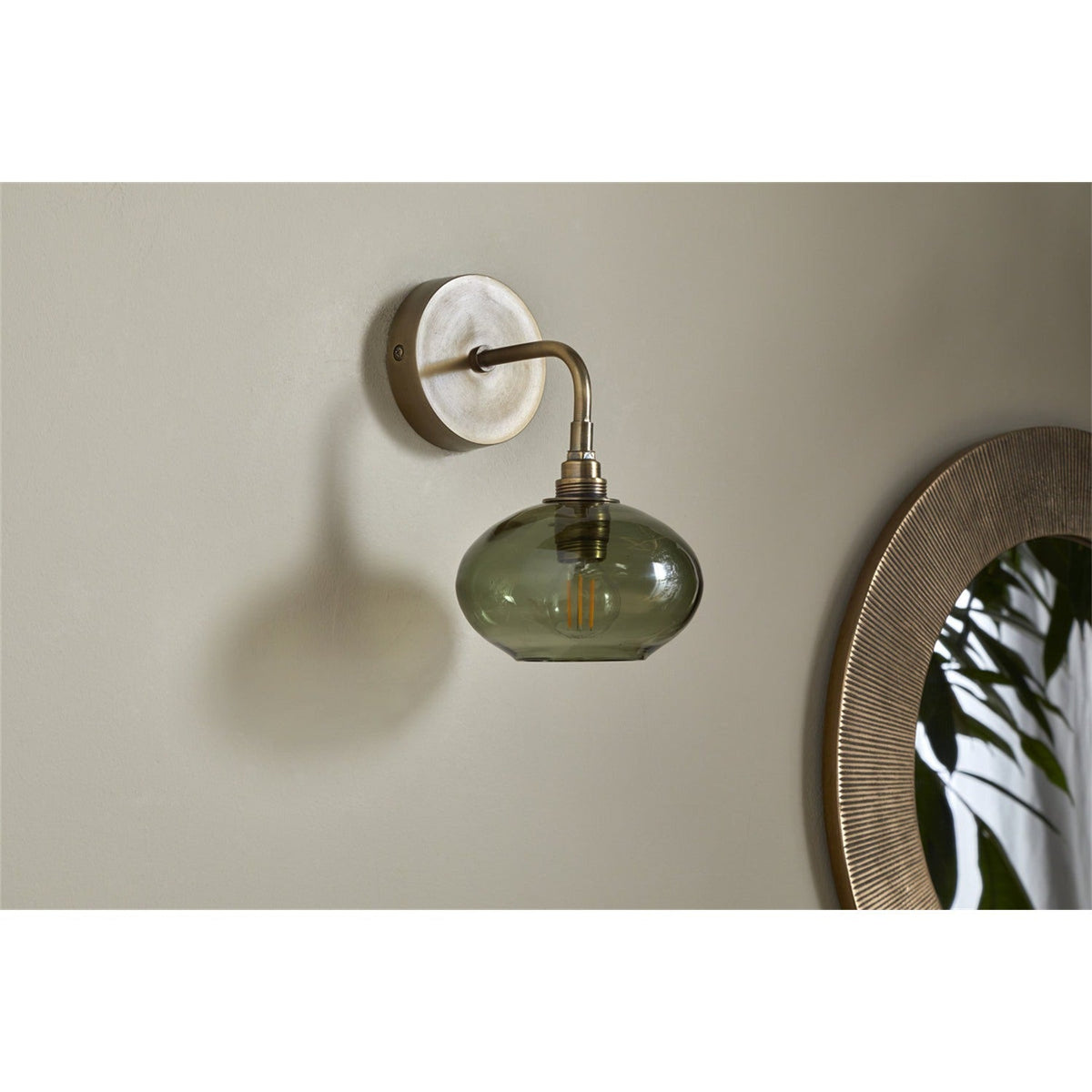Otoro Recycled Glass Wall Light - Green