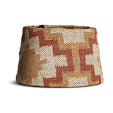 Shanto Jute Kilim Lampshade - Rust & Natural - Medium