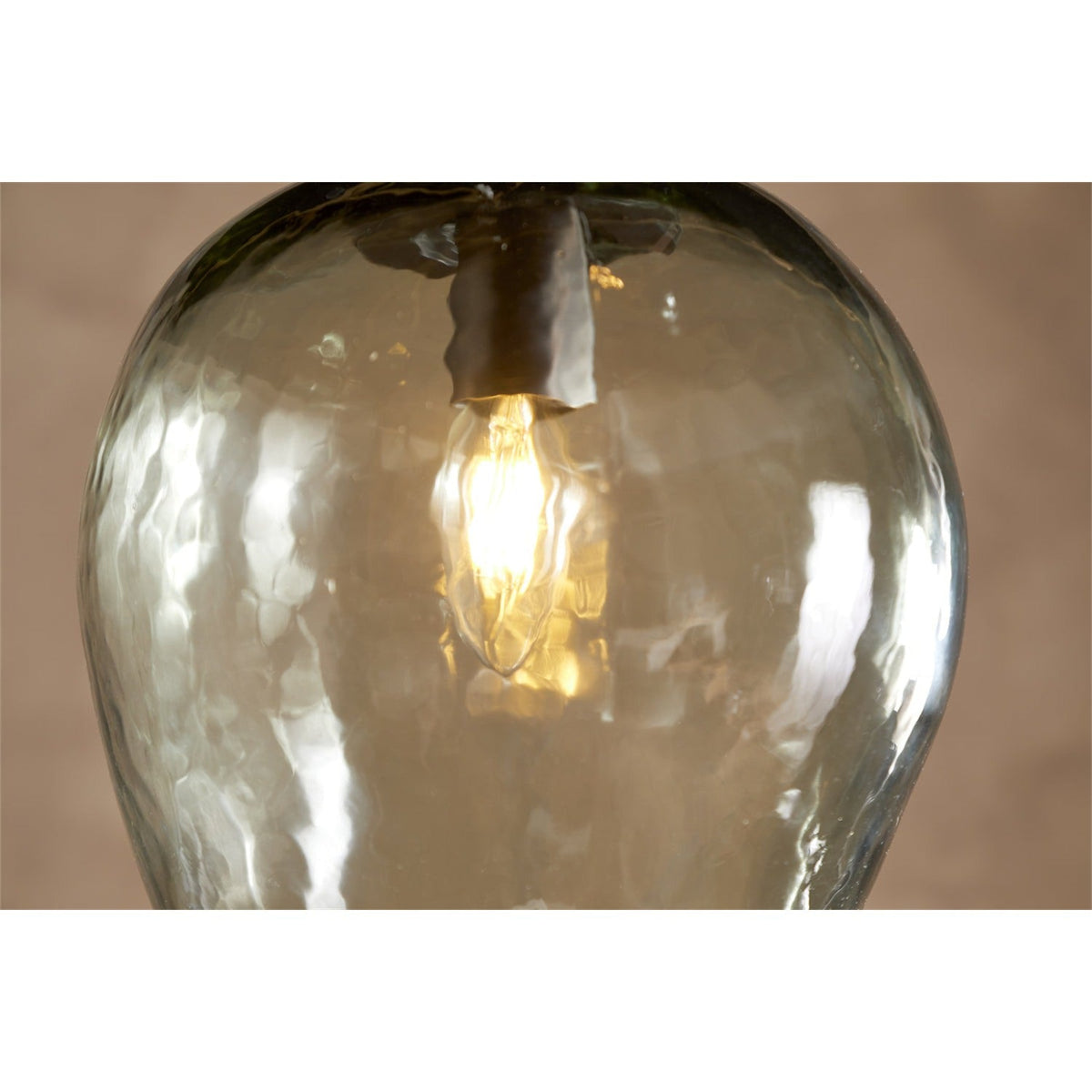 Sanvika 3 Light Organic Cluster Pendant Light - Green