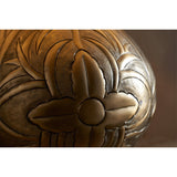 Purana Etched Table Lamp Base - Brass