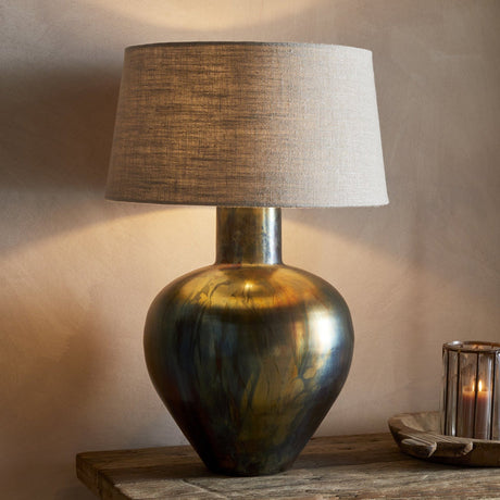 Higala Antique Table Lamp Base - Burnished Bronze