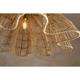 Tudai Large Woven Jute Pendant Light - Natural
