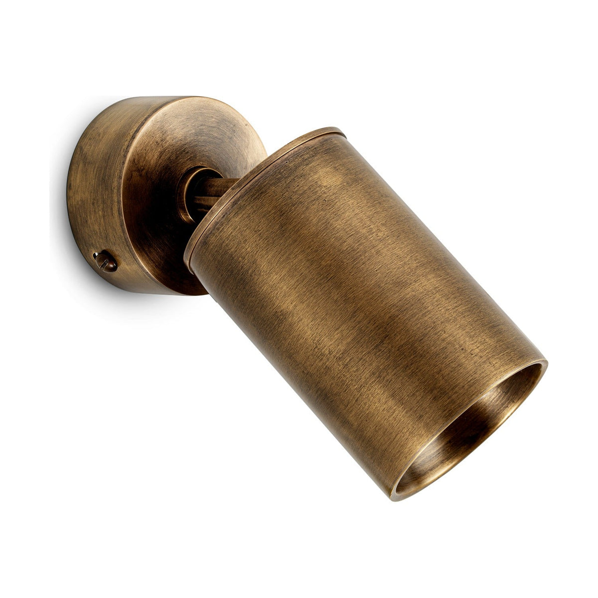 Boni Directional Wall Spotlight - Aged Antique Brass