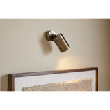 Boni Directional Wall Spotlight - Aged Antique Brass