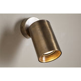Boni Directional Wall Spotlight - Aged Antique Brass