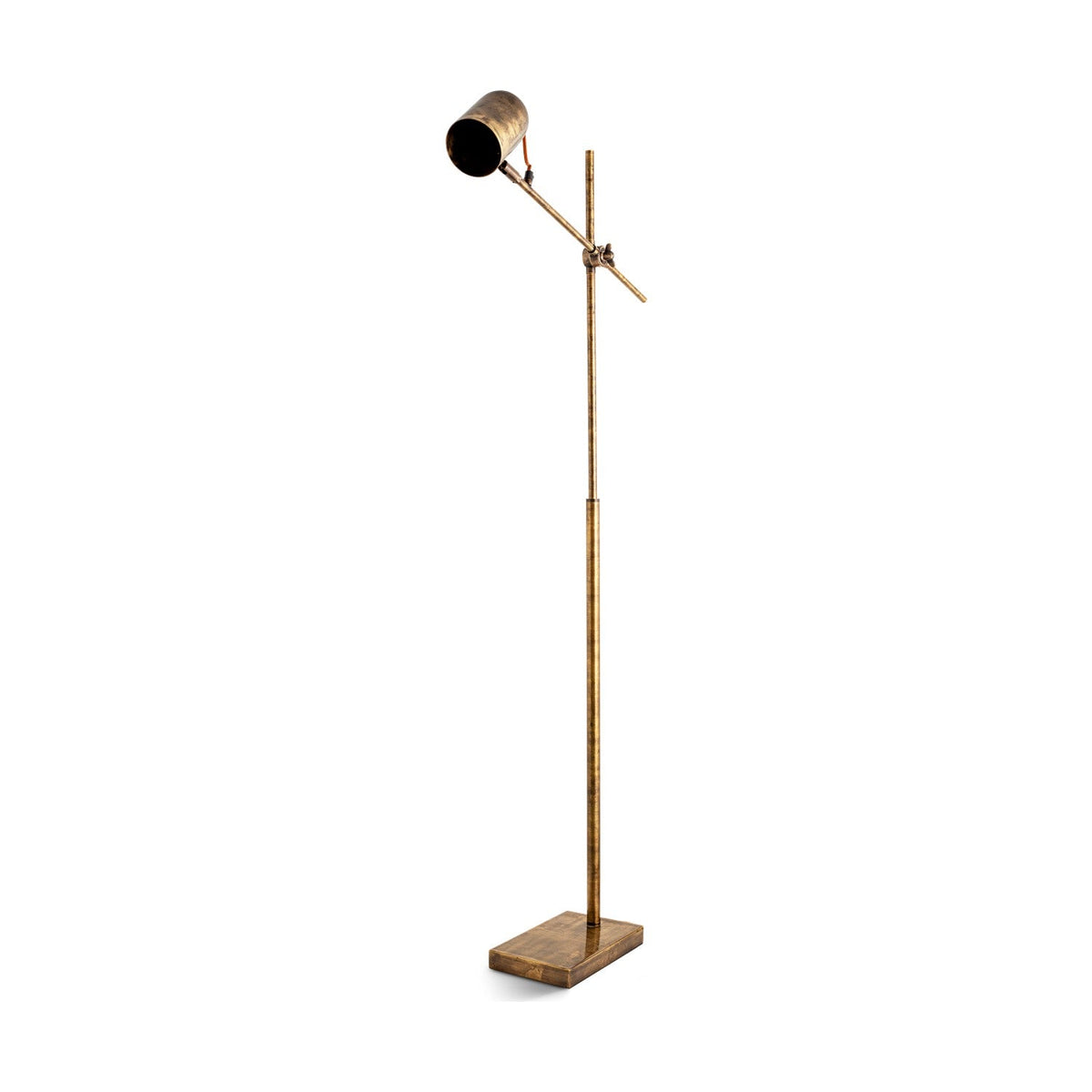 Thenkara Directional Floor Lamp - Antique Brass