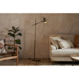 Thenkara Directional Floor Lamp - Antique Brass