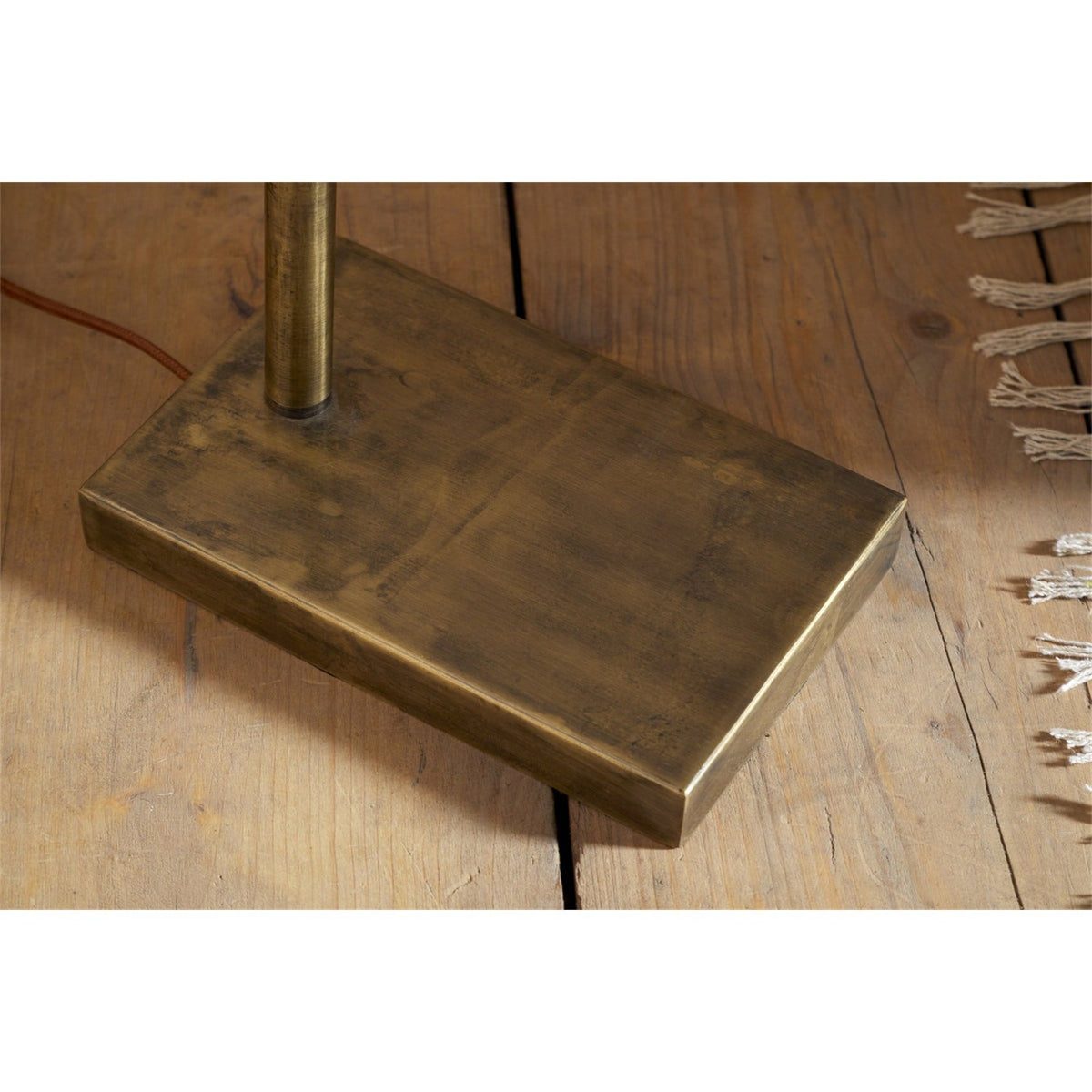 Thenkara Directional Floor Lamp - Antique Brass