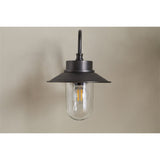 Alwar Swan Neck Outdoor Wall Light - Antique Bronze