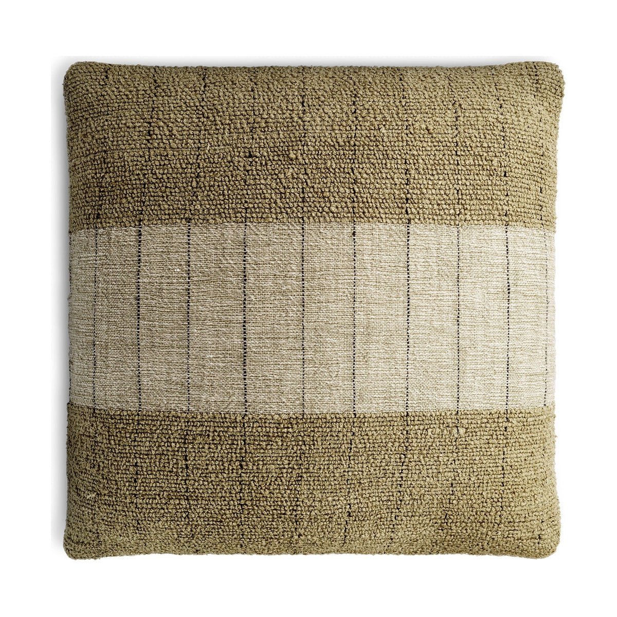 Mayla 50 x 50cm Linen Cushion Cover - Olive Green