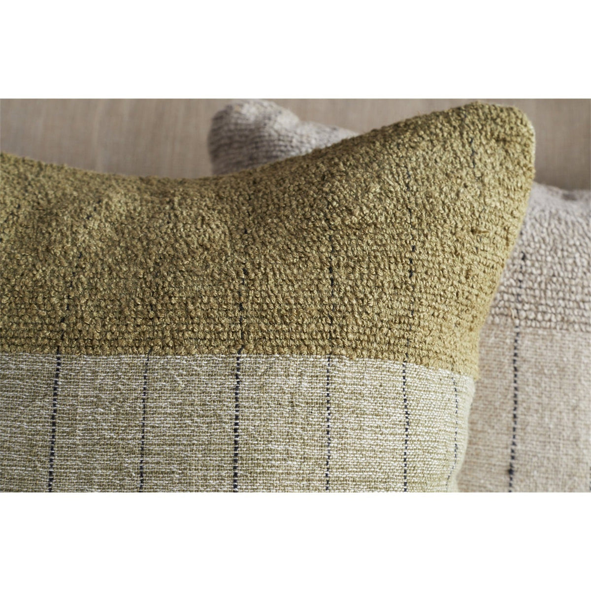 Mayla 50 x 50cm Linen Cushion Cover - Olive Green