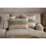 Zairya 50 x 50cm Jute & Cotton Cushion Cover - Sea Foam