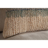 Zairya 50 x 50cm Jute & Cotton Cushion Cover - Sea Foam