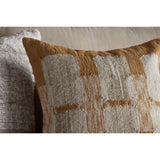 Akki 50 x 50cm Wool & Cotton Cushion Cover - Ochre